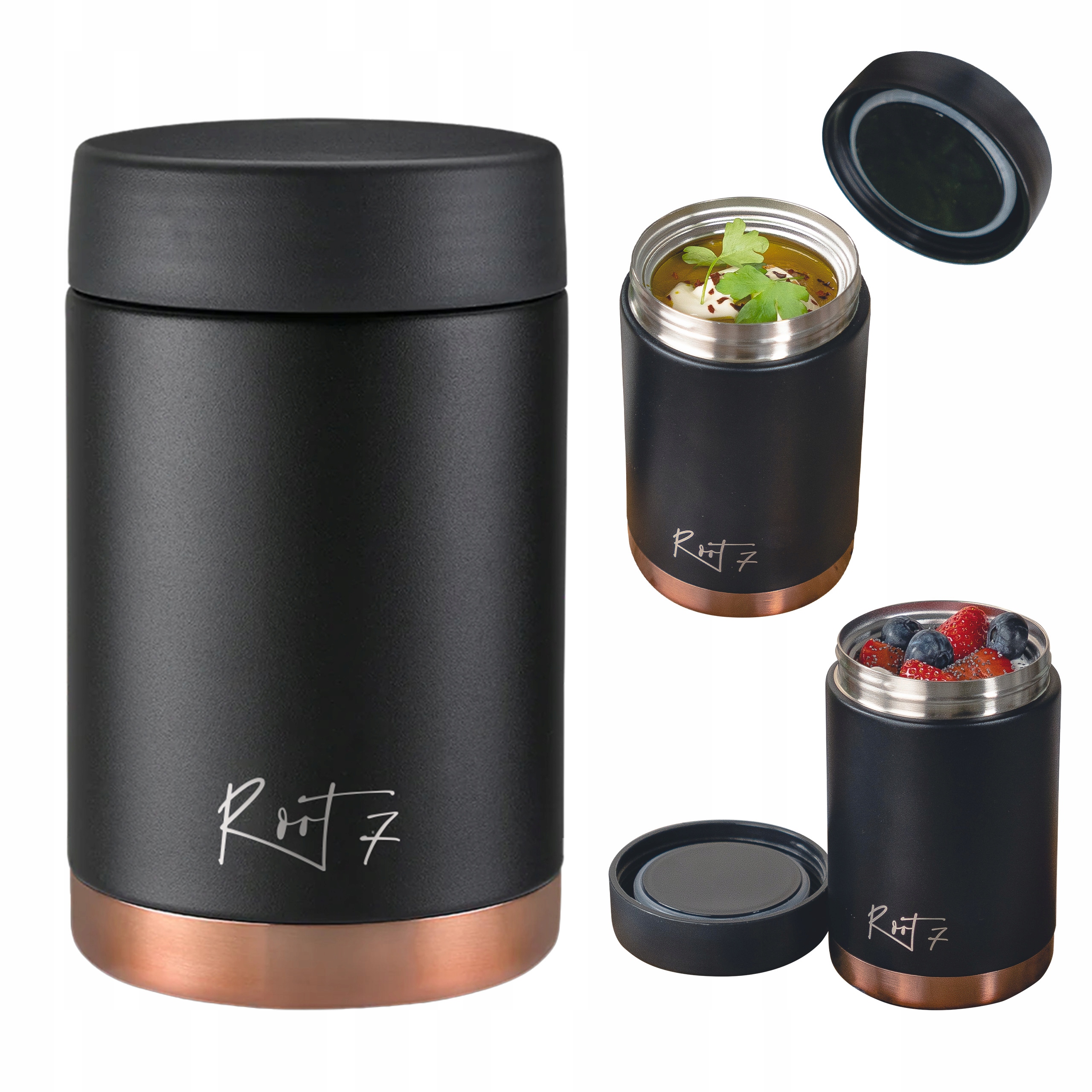 Termoska Na Oběd Termoska Na Polévku Oběd Potraviny Oběd 500 ml Root7