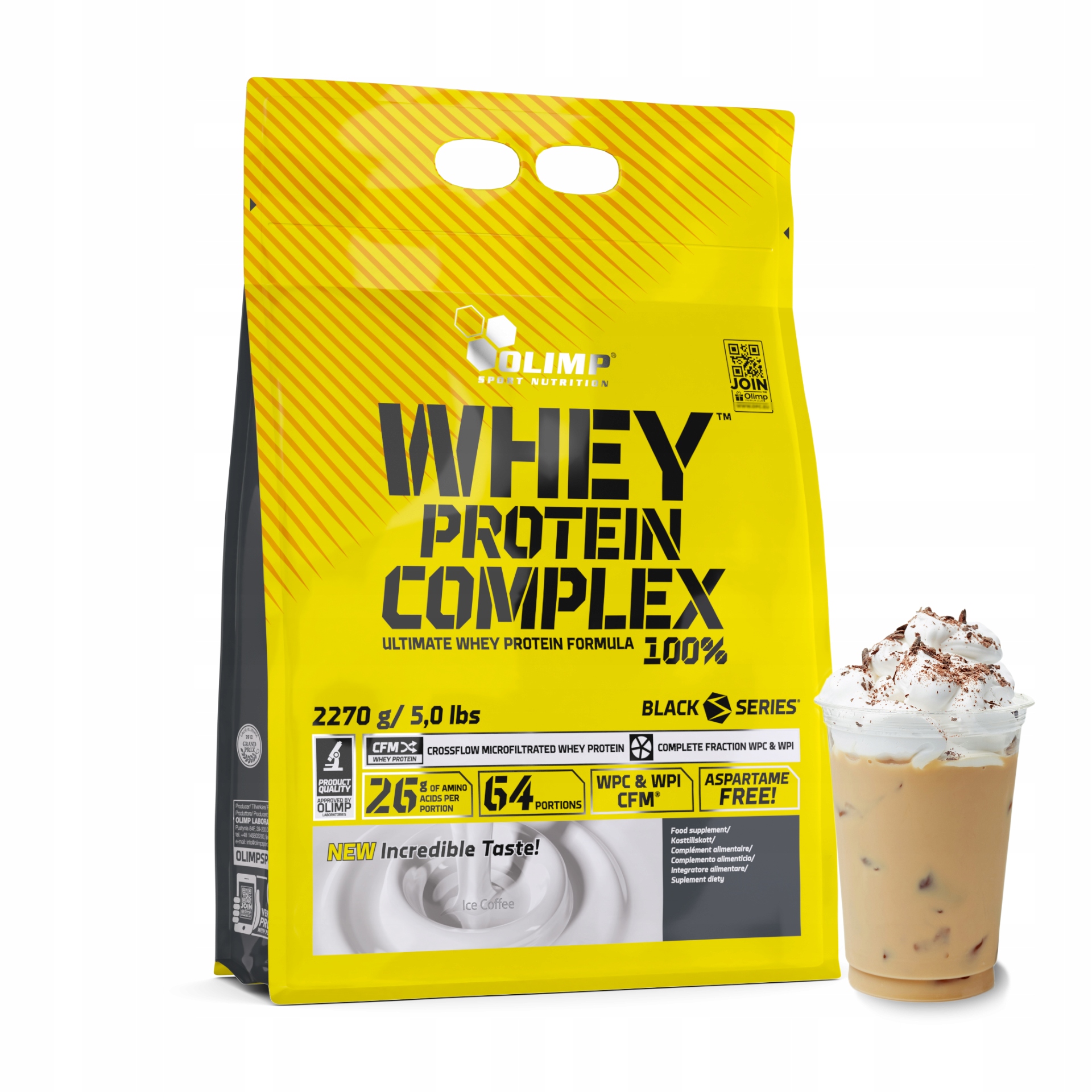 Olimp Whey Protein Complex 2270g Bílkovina Wpc kávová příchuť