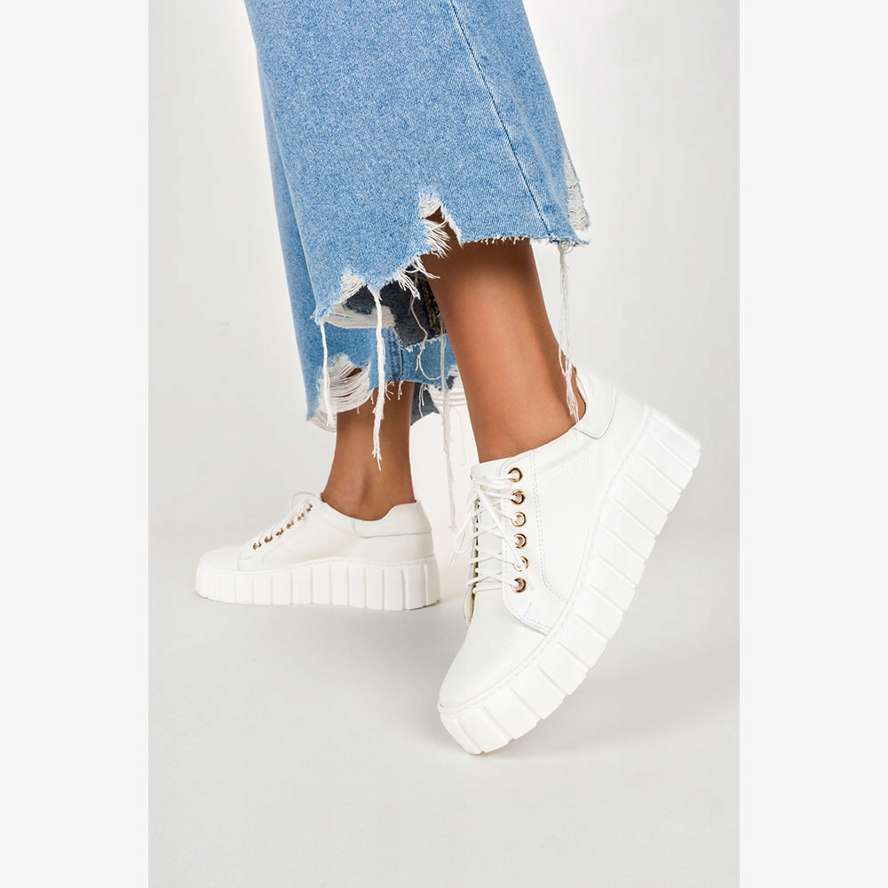 CREEPERSY TRAMPKI SKÓRZANE PL DAMSKIE BUTY NEW 41 Rozmiar 41