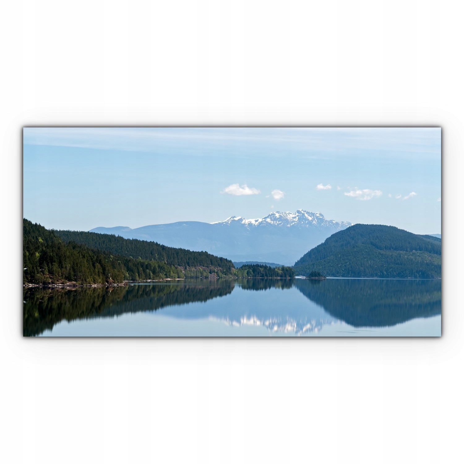 

Obraz canvas na ścianę 120x60 Jezioro Śnieg Góry