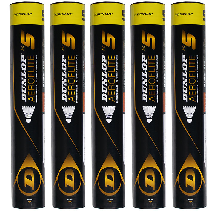 

Lotki Do Badmintona Dunlop Aeroflite 5 77 5X12 Szt