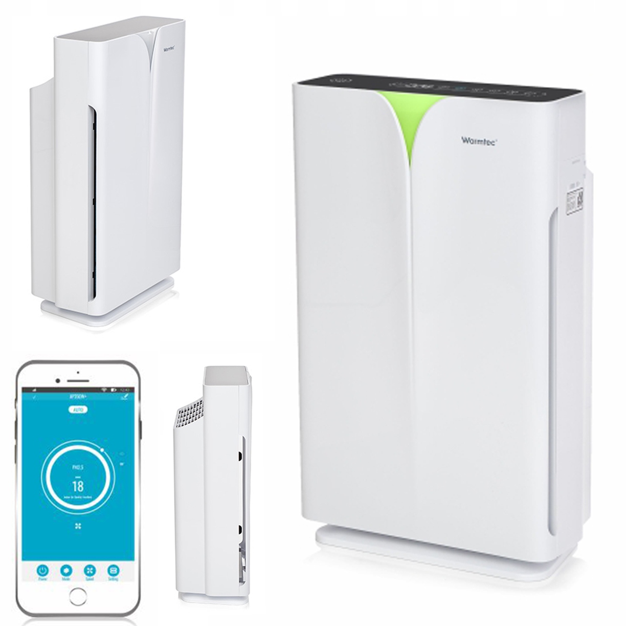 Čistička vzduchu Warmtec s WiFi 750 m3/h 100 m2