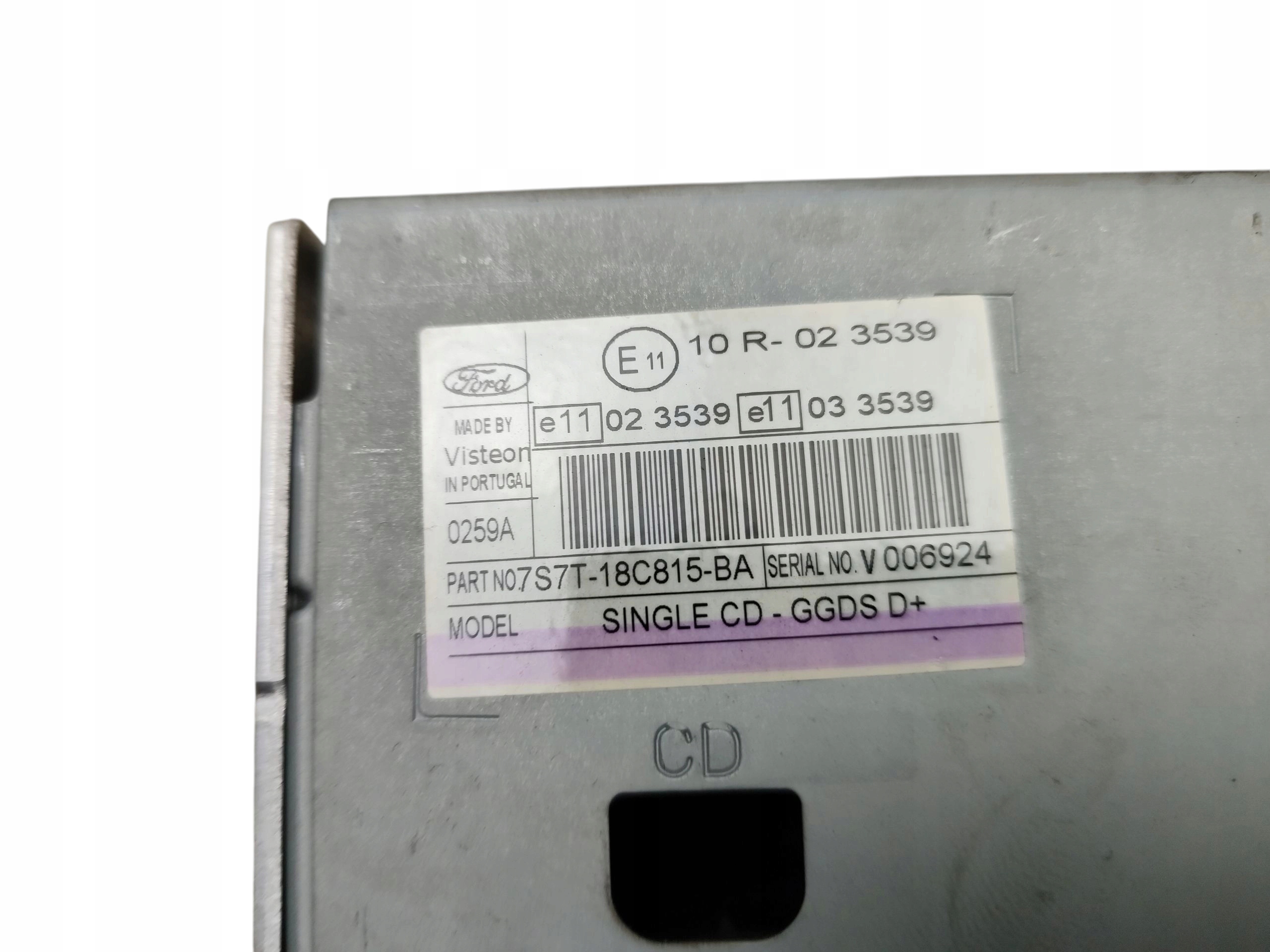 RADIO FORD GALAXY MK2 (2006-2009) 7S7T-18C815-BA