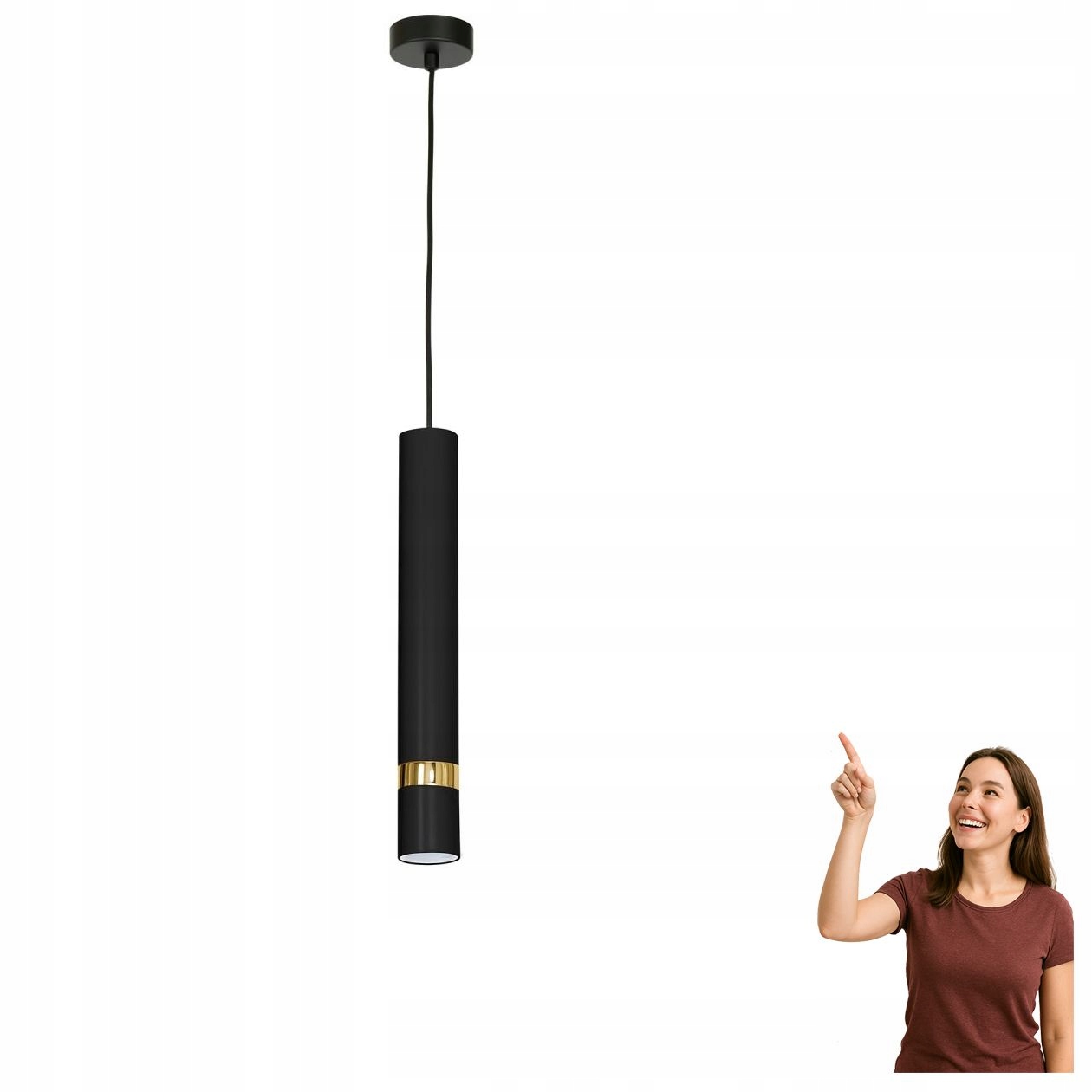 Závěsná lampa tuba Reno 1554 Luminex