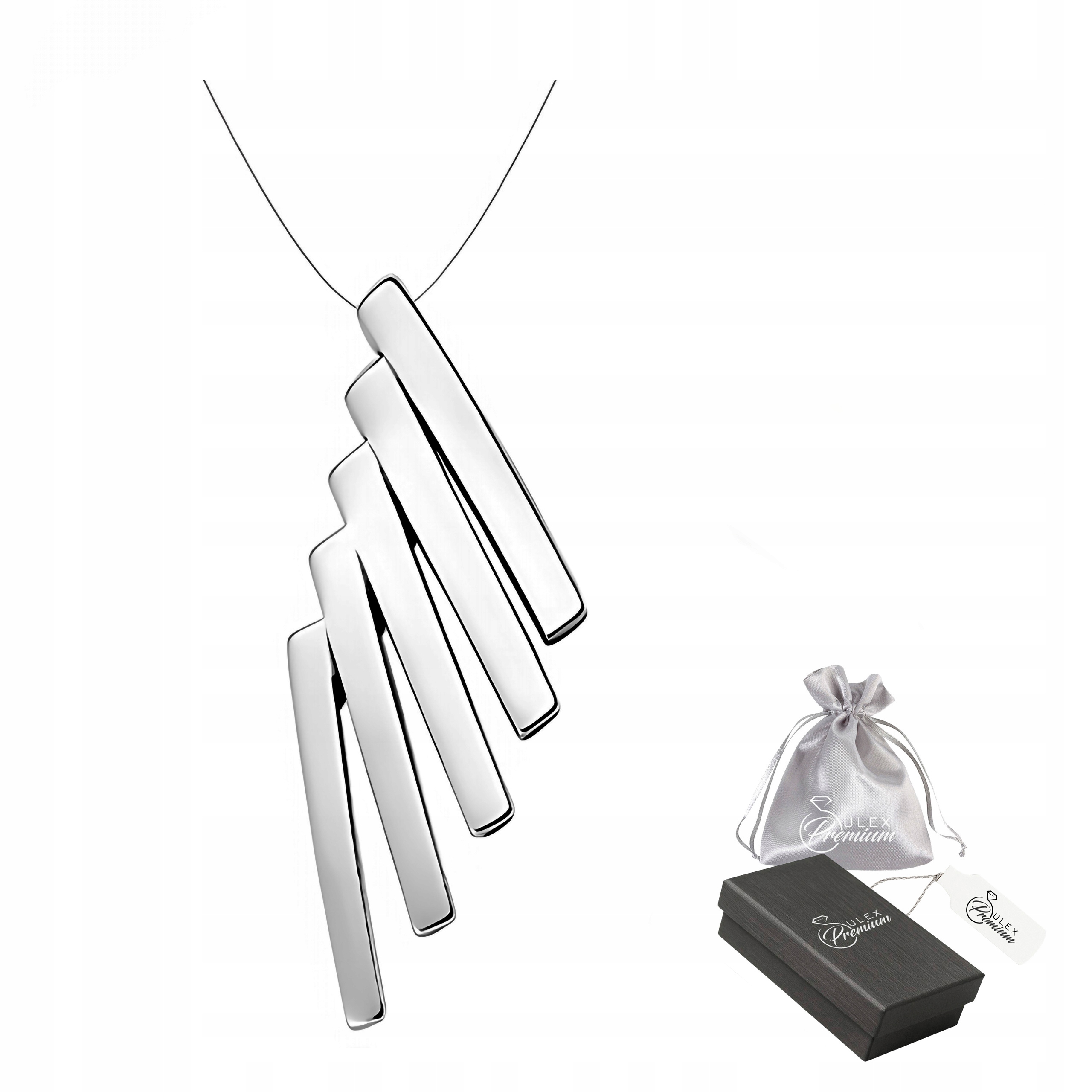 Přívěsek přívěsek ryzost 925 Elegantní přívěsek Geometrický design Kaskáda