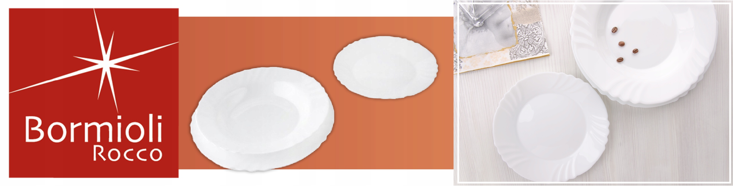 Komplet talerzy serwis Bormioli Rocco Ebro 18 el. Marka Bormioli Rocco