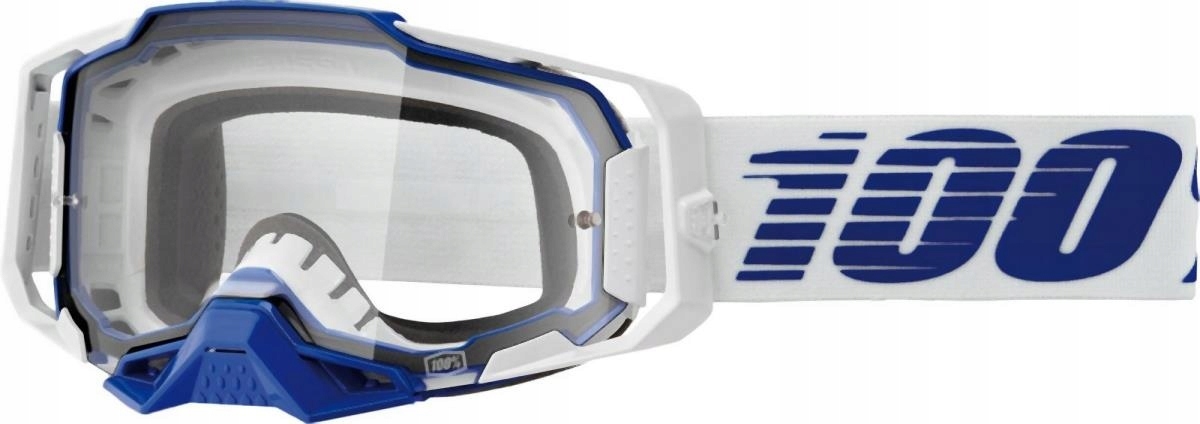 100 % Okuliare Model Armega Blue Clear Lens Modrá Farba, Rýchla