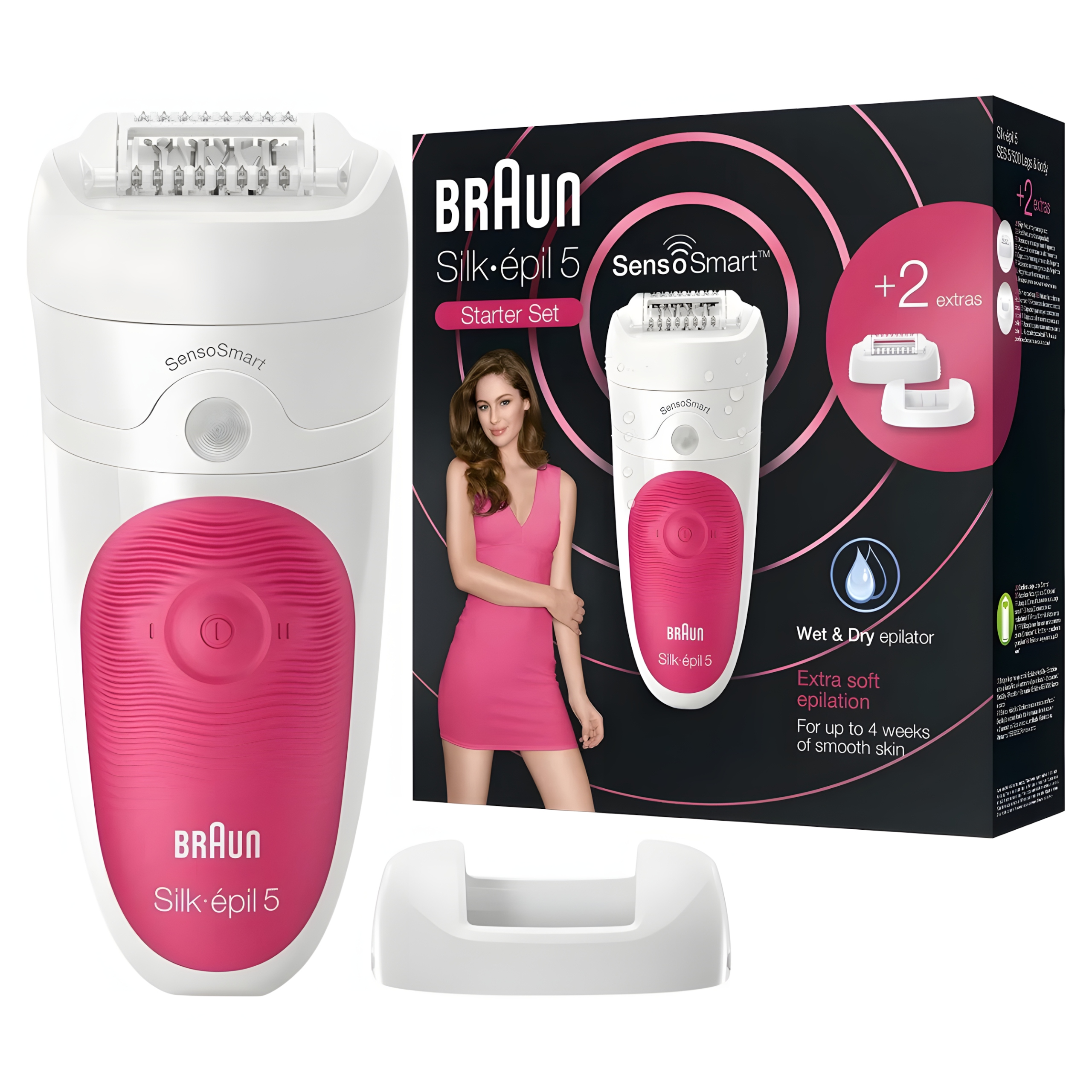 Braun Silk-épil 5 5-500 SensoSmart Depilátor Bezdrátový epilátor