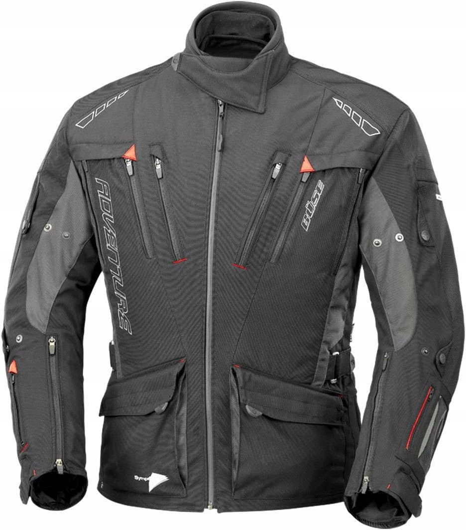 Motocyklová bunda Buse Adventure Stx čierno-šedá 50