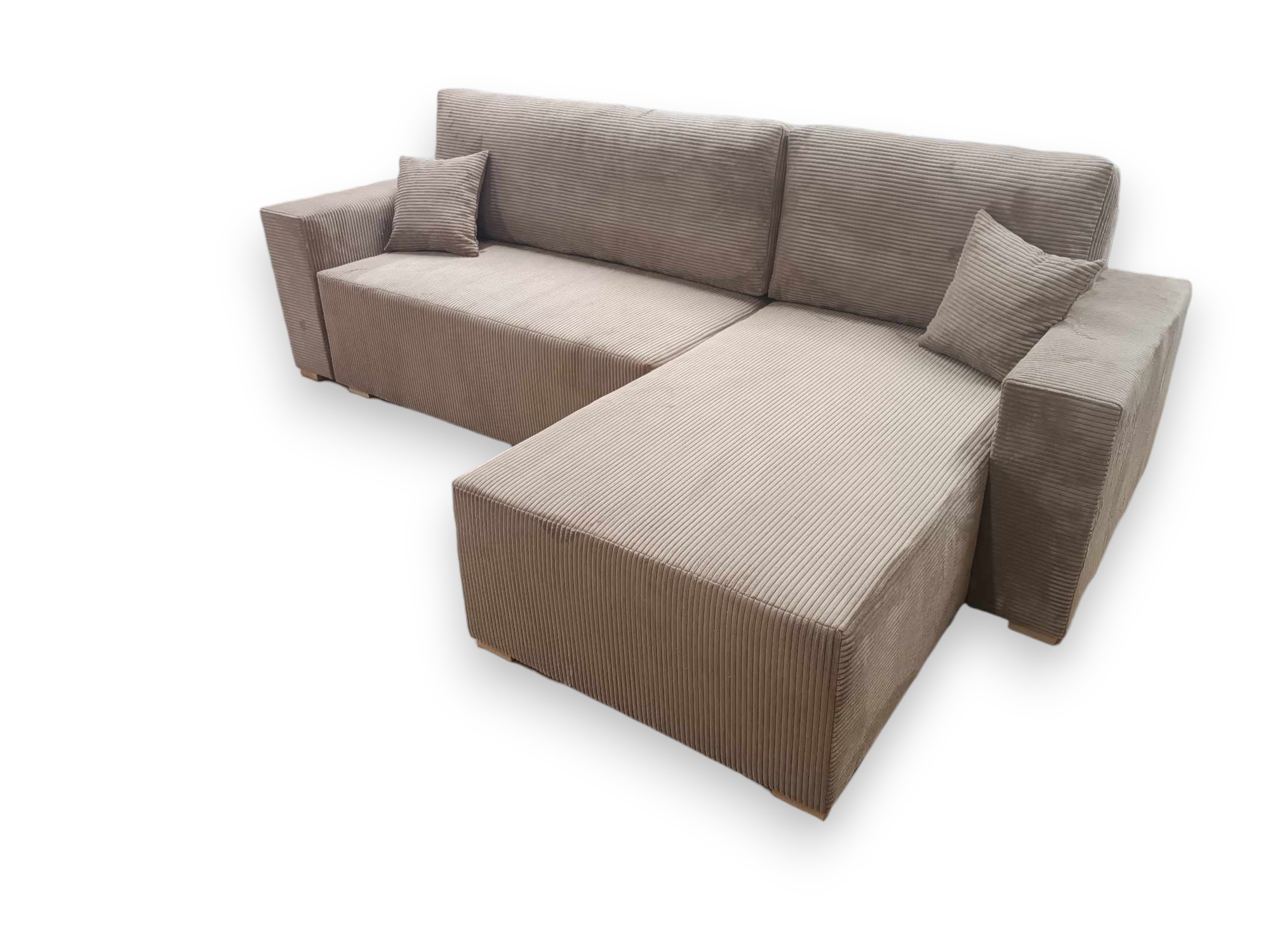 Moderní Rohová Sedací Souprava Funkce spaní Rozkládací Rohová Sedačka Pohovka do obývacího pokoje