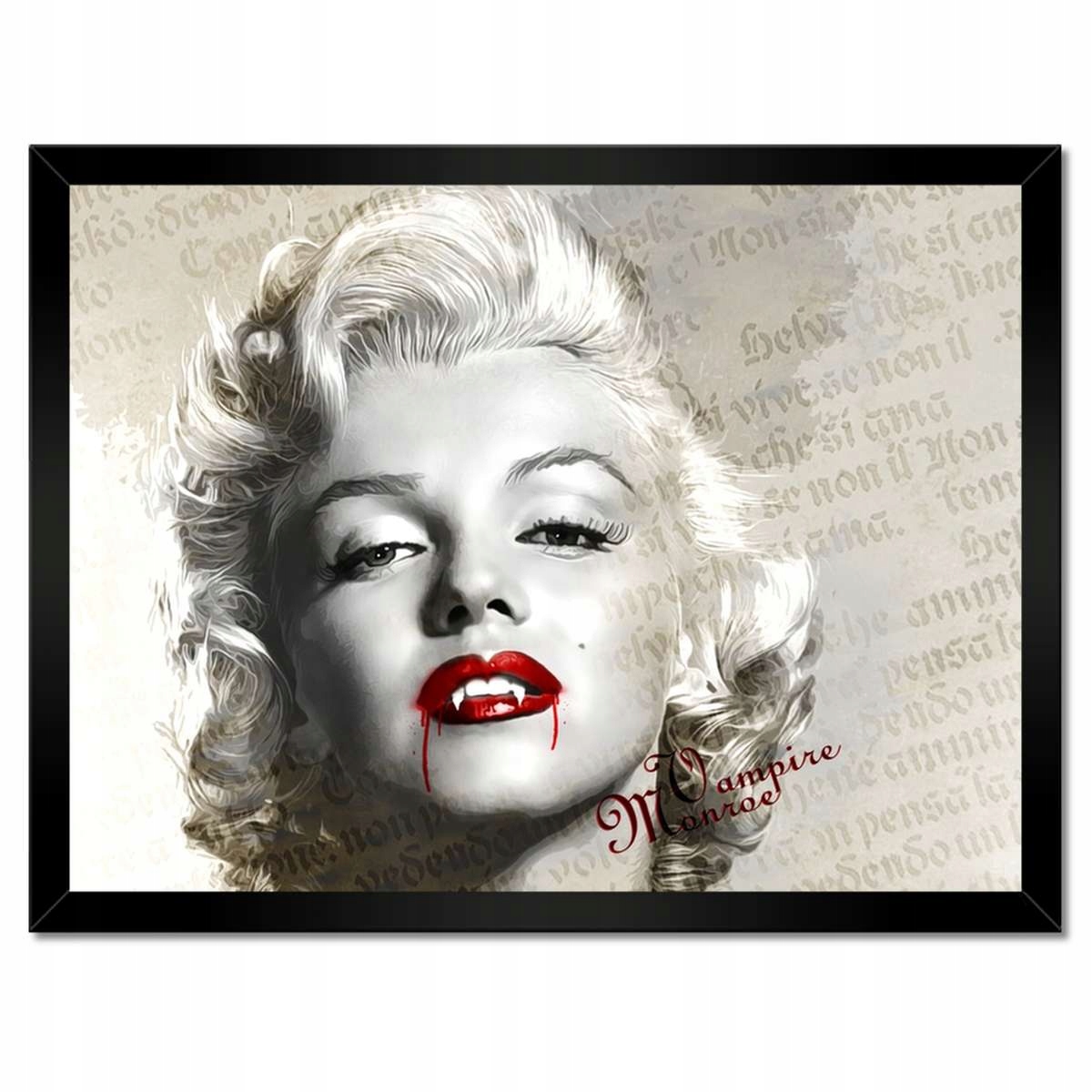 Plakáty v rámu 40x30 Wampire Marilyn Monroe