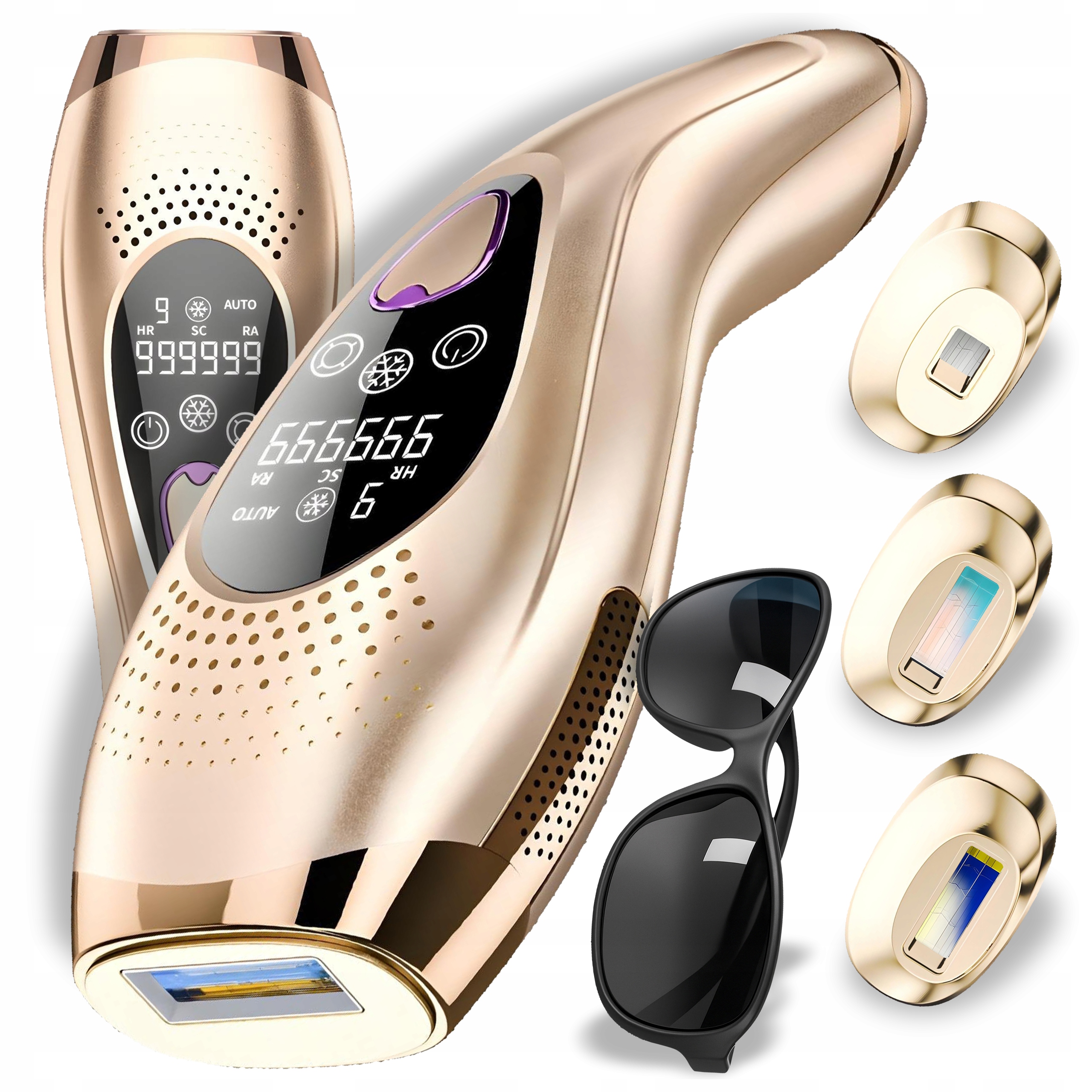 Ipl epilátor Ipl Bezbolestný obličej Tělo Nohy Bikini Regenerace Pokožky