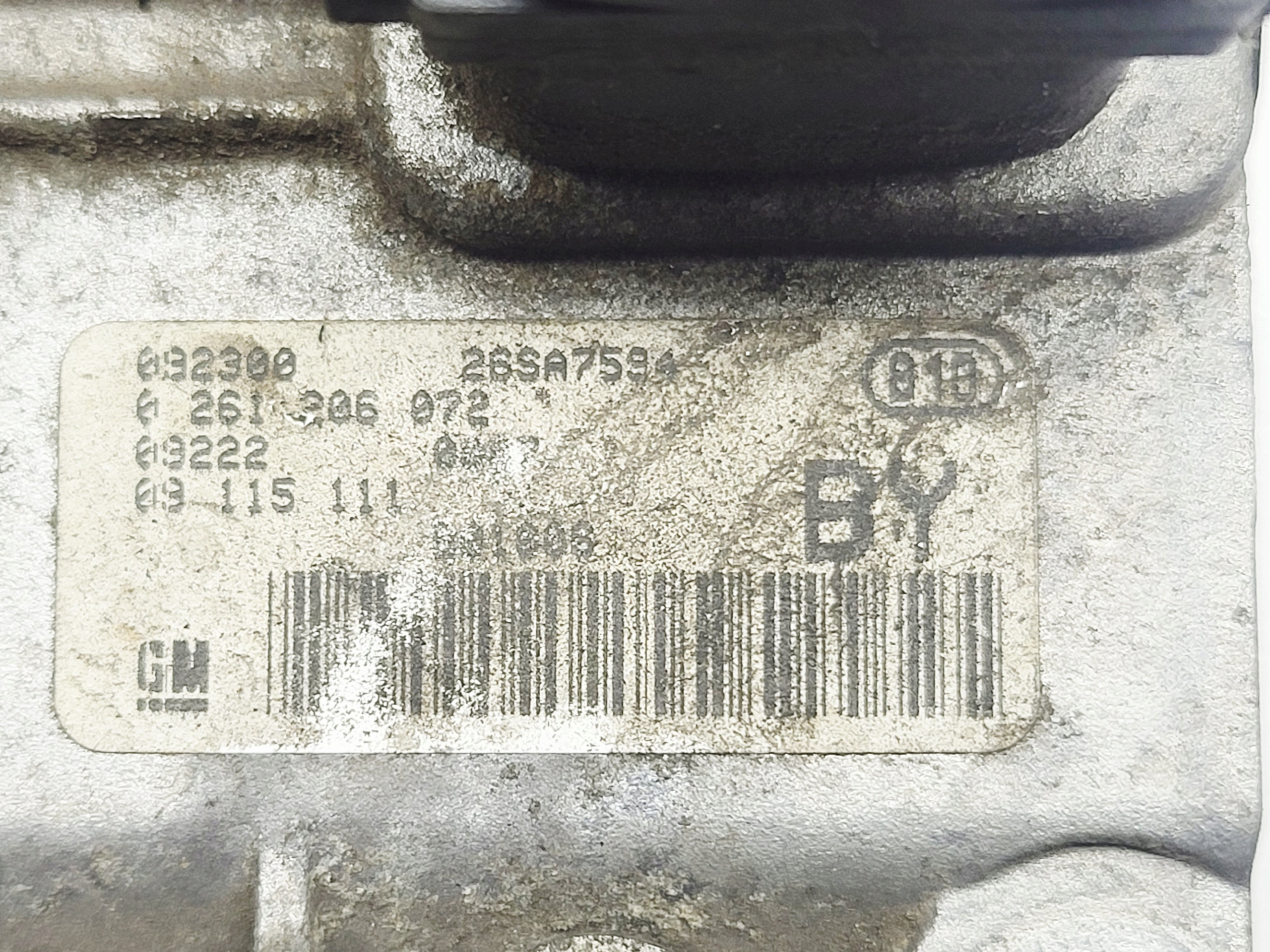 computer control unit of the engine Opel CORSA C 1.0 12V 0261206072 09115111BY