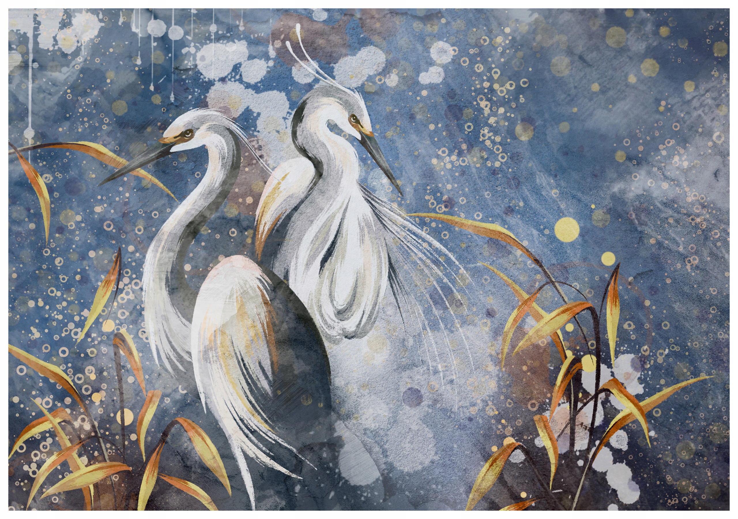 Fototapeta Čapy vinylová abstrakcia do obývačky 368x280 lepidlo