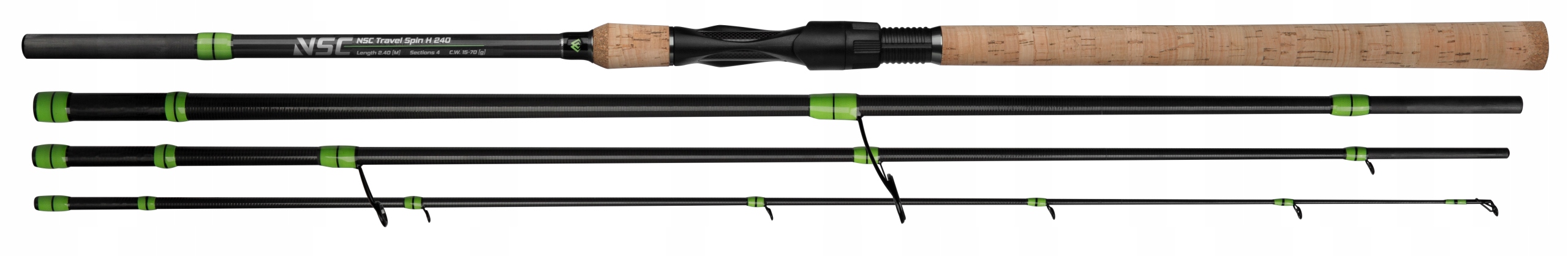 Mikado Prut Nsc Travel Spin H 240 c.w.15-70 (4 sec.)