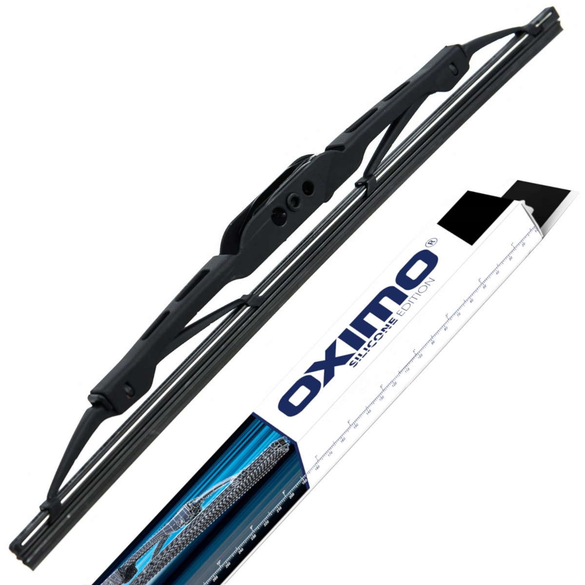 Wycieraczka na szybę Oximo przód pióro 350mm 35cm silikon szkieletowa U