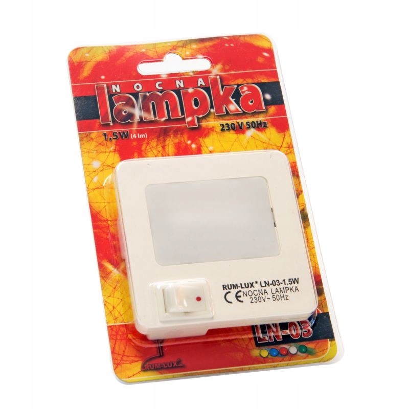

Lampka nocna wtykowa 1,5W LN-03 Rum-lux