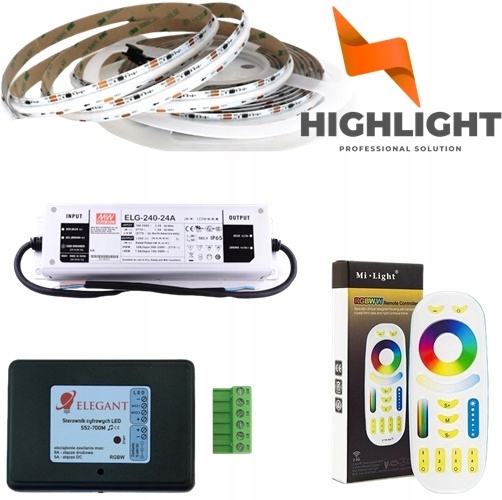 15m Sada Led Cob Digitálna Rgb+nw 16W 24V SK6812