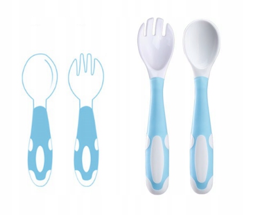 СТОЛОВЫЕ ПРИБОРЫ ДЛЯ ИЗУЧЕНИЯ ЕДЫ ДЛЯ РЕБЕНКА, СИЛИКОН