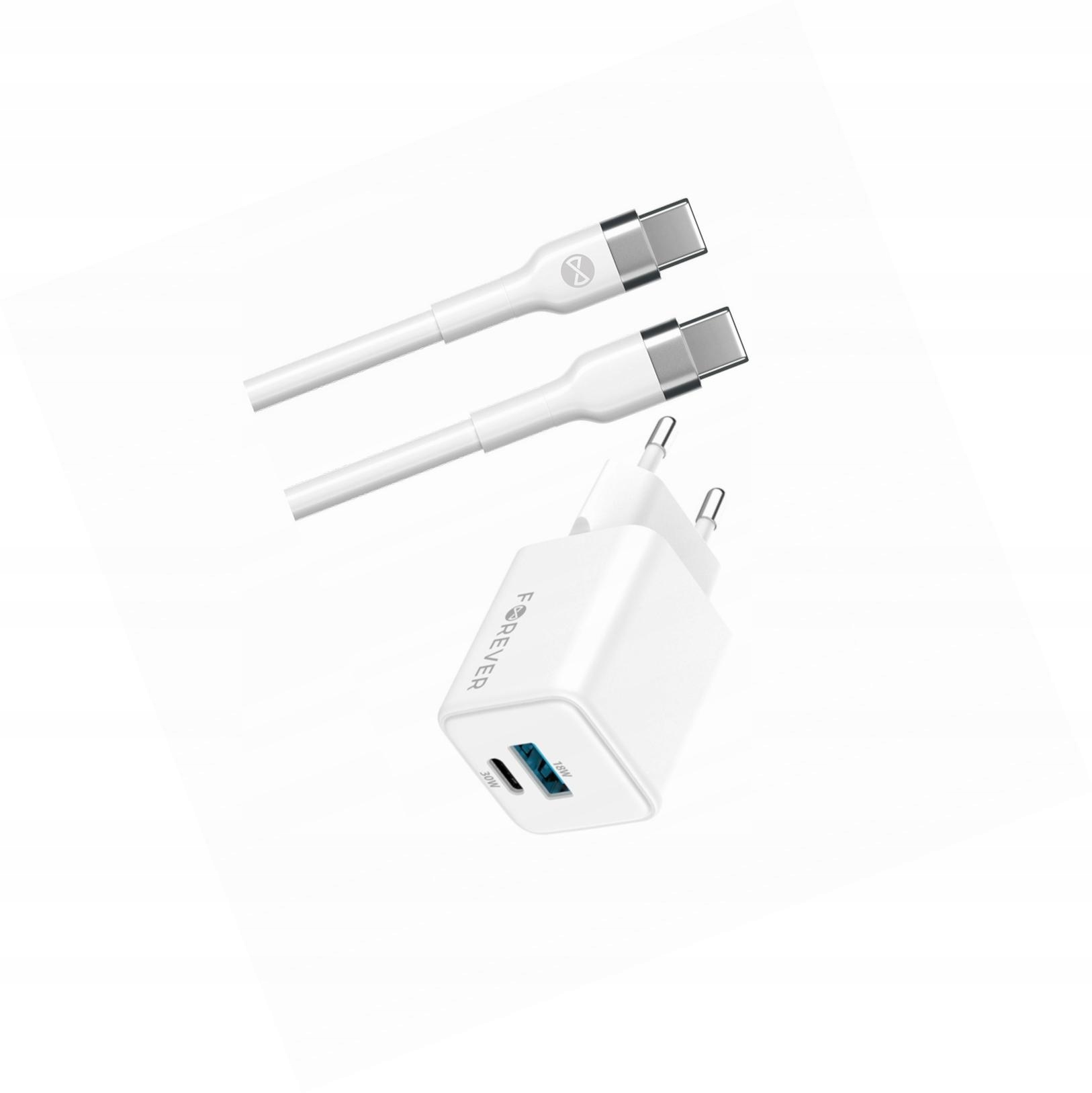 Szybka ładowarka GaN 30W Usb i Usb-c z kablem do T-Phone T-Phone 5G