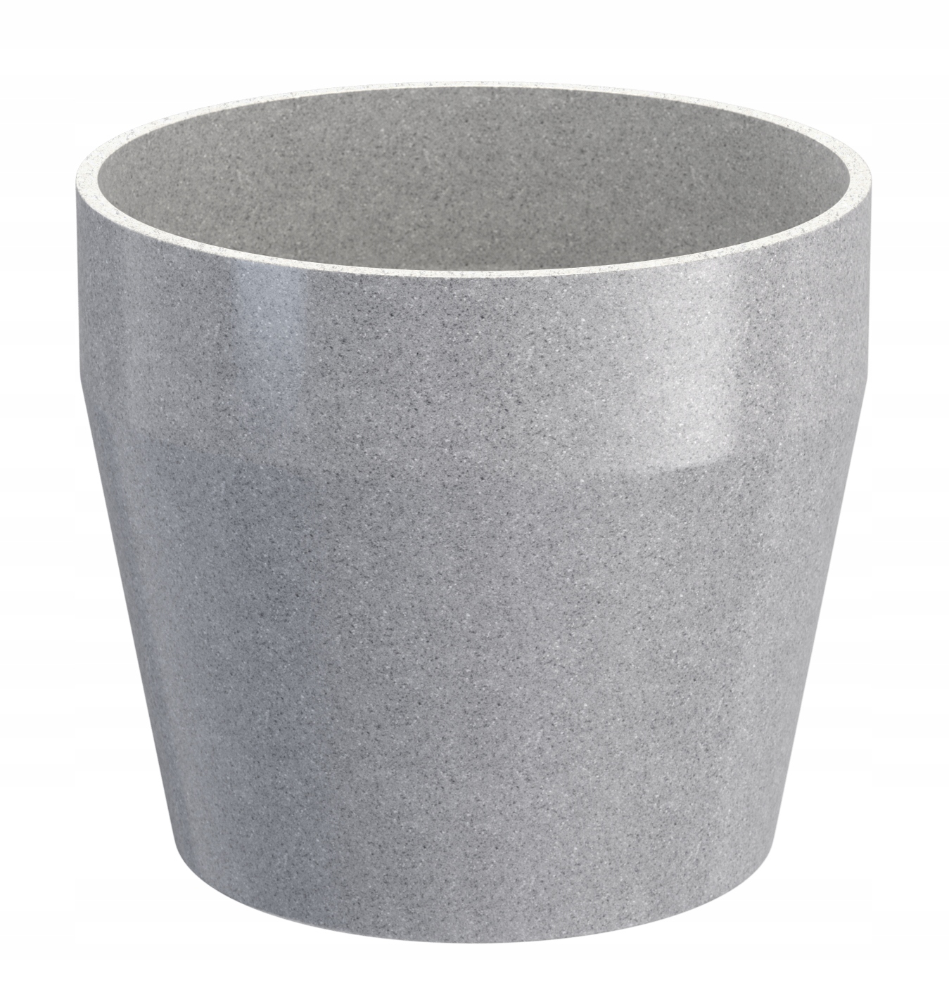 Granitová Kvetináčka Florina M sivá na vonkajšej strane
