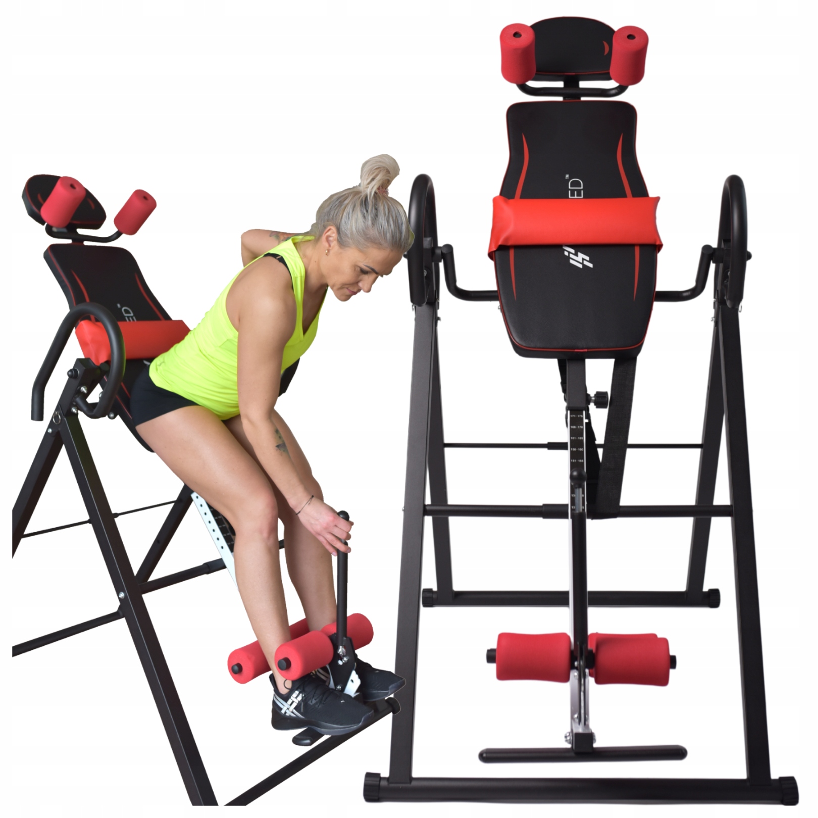 Gravitační lavice Inverzní rehabilitační cvičení rehabilitace velká