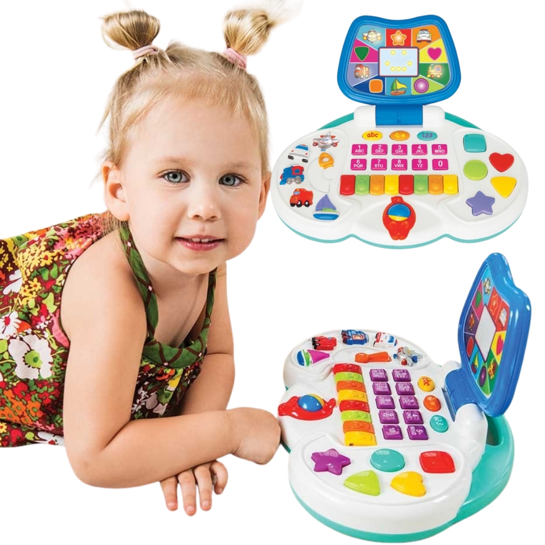 

Dumel interaktywny laptop edukacyjny dla dzieci 2+