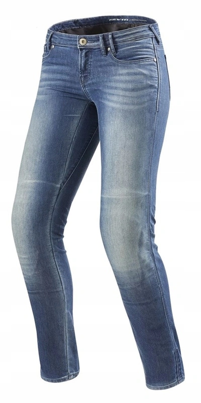 Dámske motocyklové džínsy Revit Westwood Lady Light Blue modré