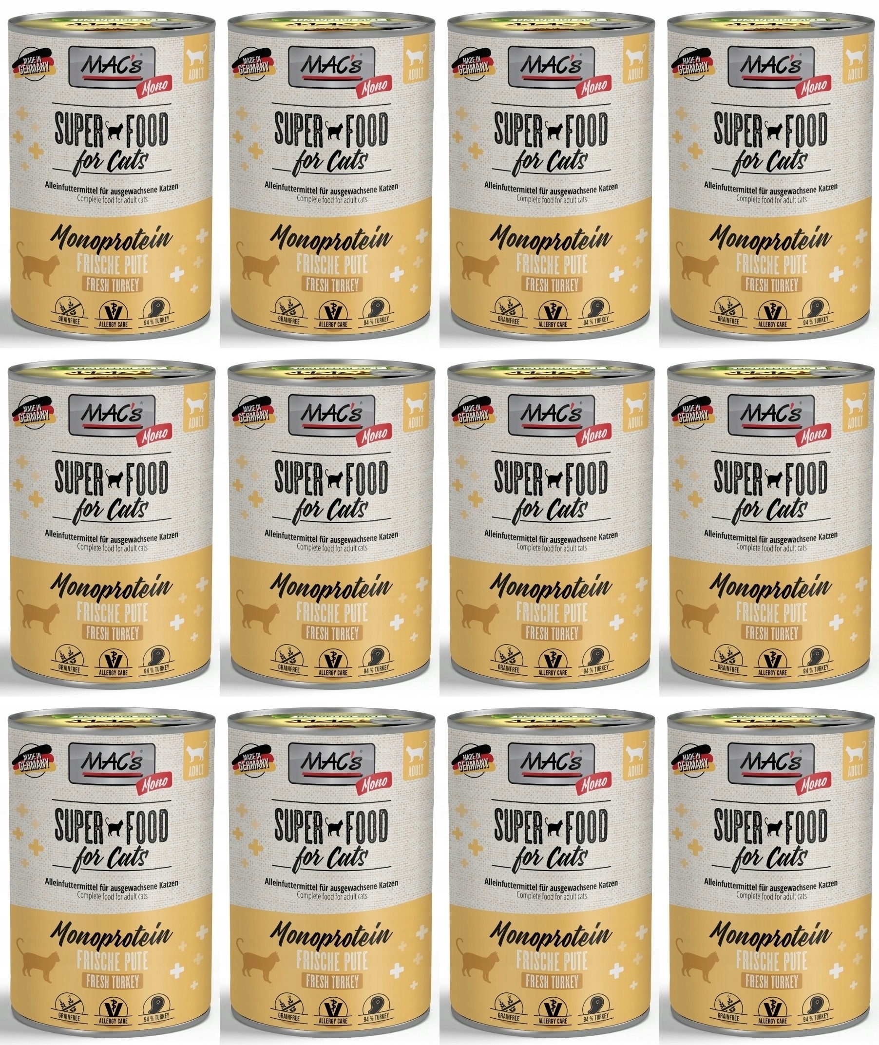 MAC's Cat Monoprotein Indyk 12 x 400 g