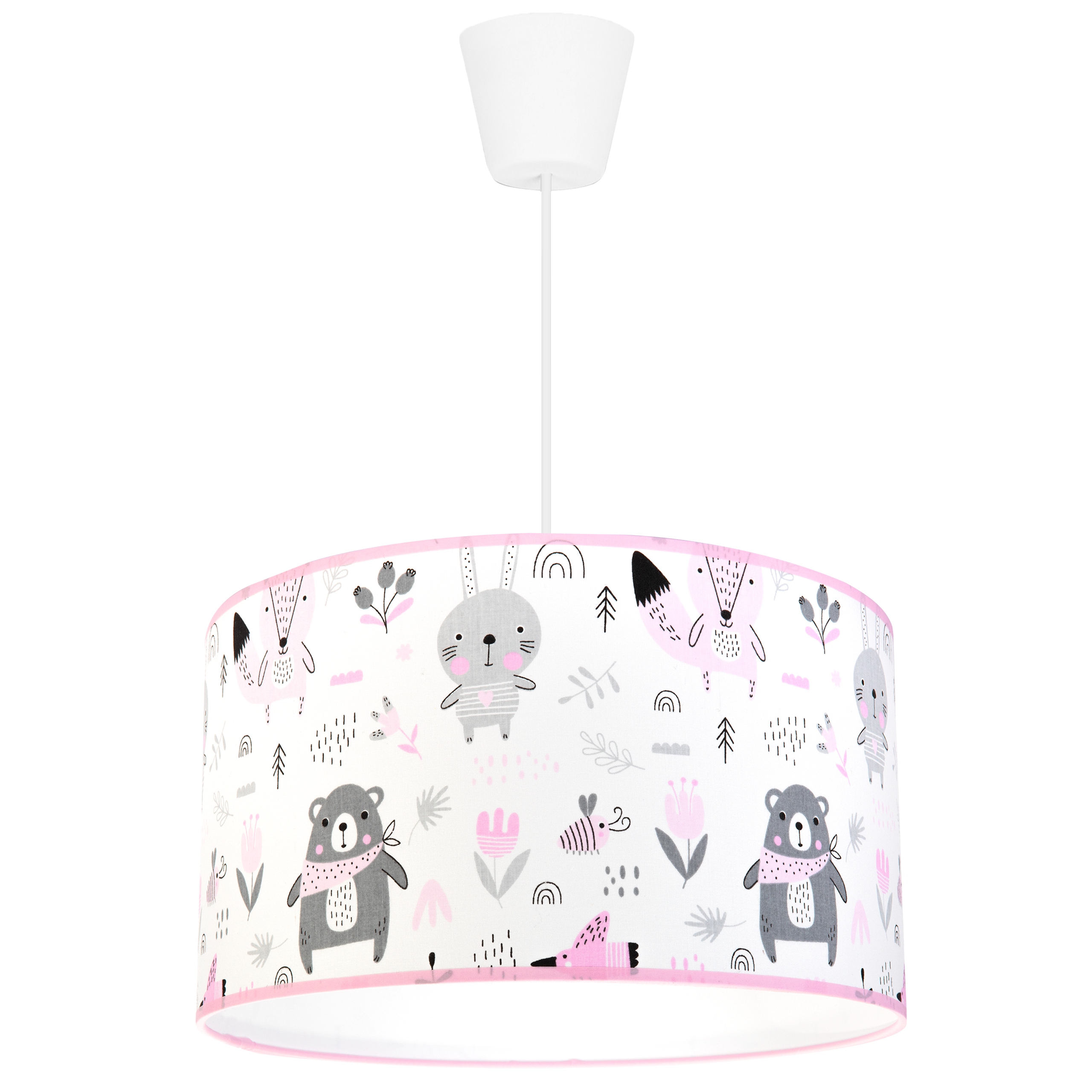 

Lampa Wisząca Sufitowa Loft Dziecięca Abażur Led