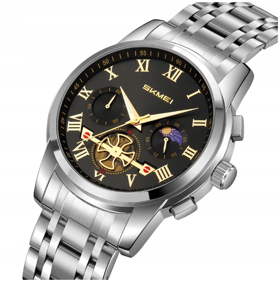 Pánské hodinky Skmei skm.193941d.mn náramek chronograf fáze měsíce