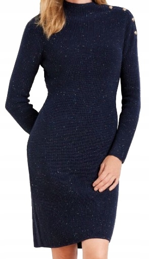 Šaty Z Tweedu Ve Stylu Shaker Stitch Talbots vel. L