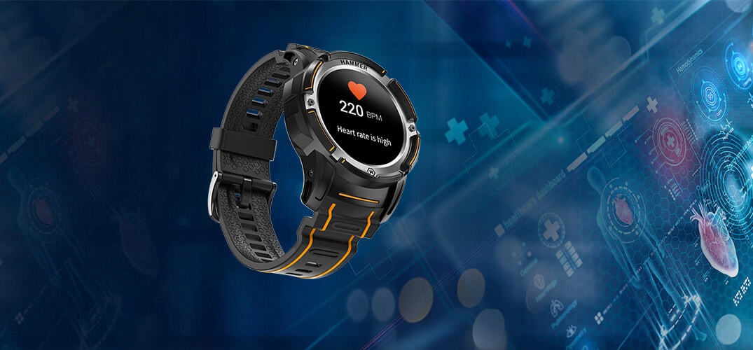 HAMMER Watch Plus AMOLED, GPS, Smartwatch Sportowy Kompatybilność systemowa Android iOS