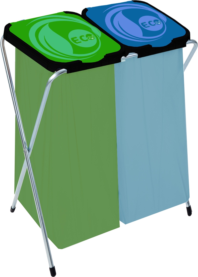 Oddělovací stojan 2x120L Velký Otvor