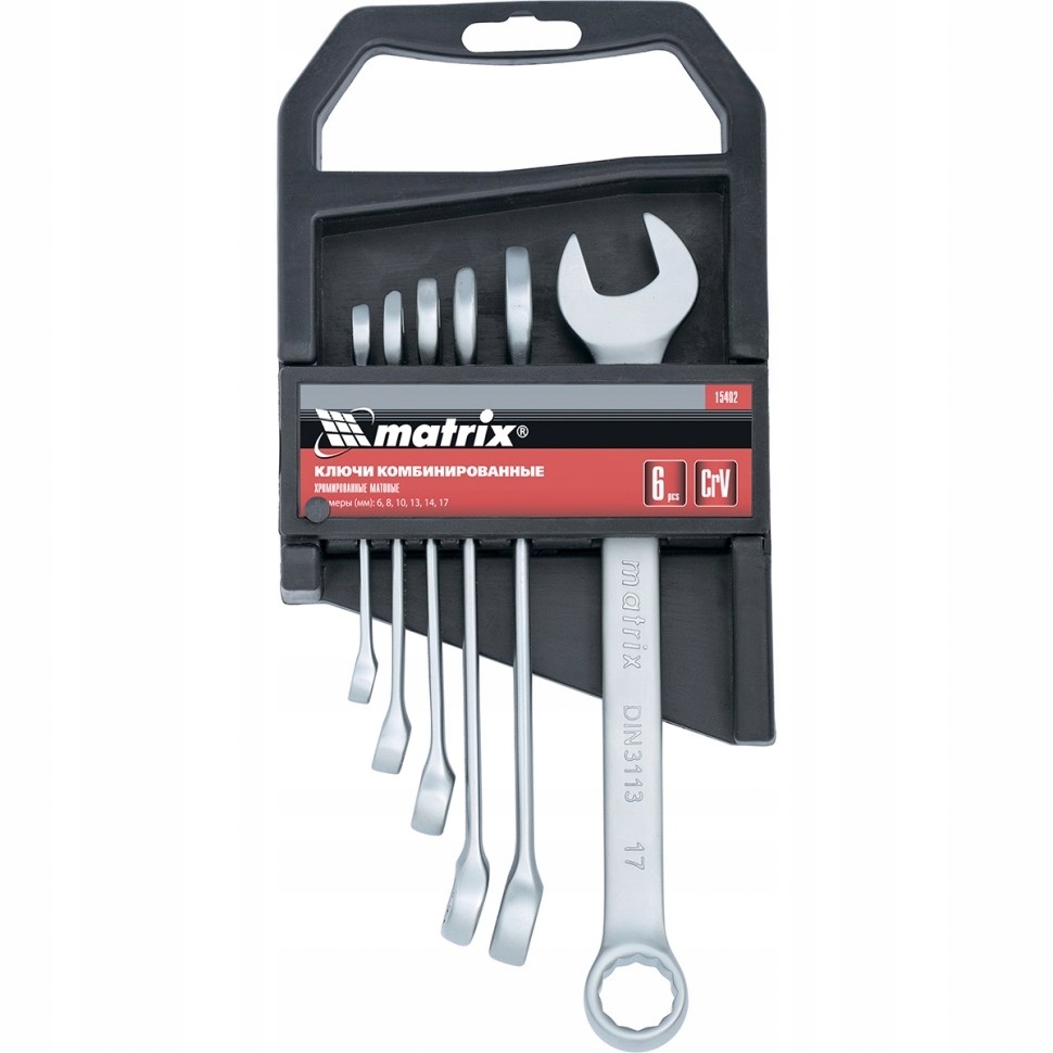 

Klucze płasko oczkowe zestaw kluczy 6-17 mm, 6 szt