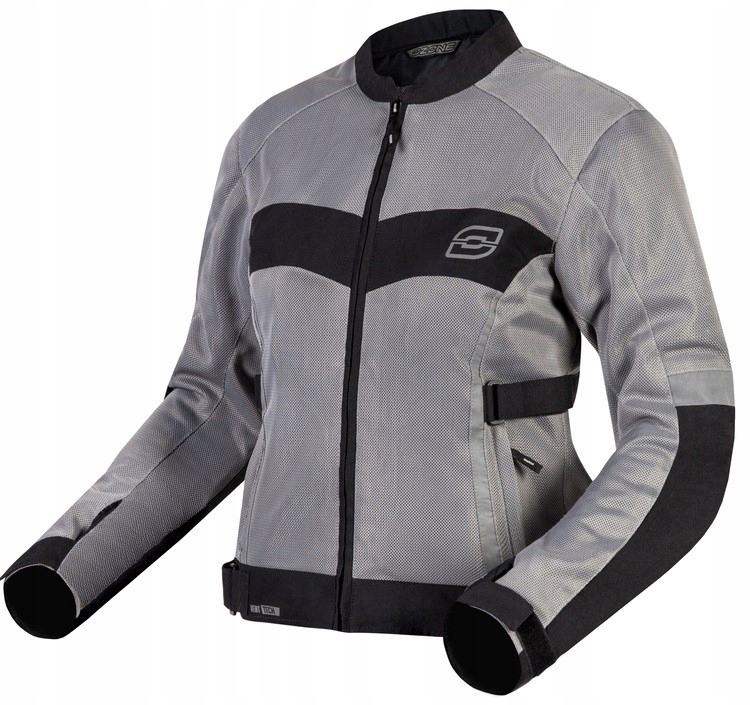 Dámska textilná letná motocyklová bunda Ozone Dart šedá L