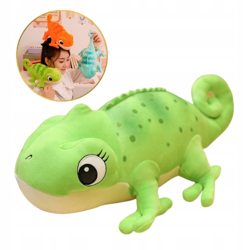 

Kameleon maskotka pluszak miękka duża 60 cm XXL