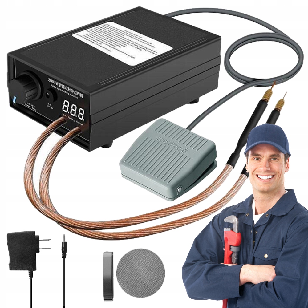 Bodová Svařovací Jednotka Pro Baterie 8000 W 1200 A S Dvojitým Impulsem Pro Opravu