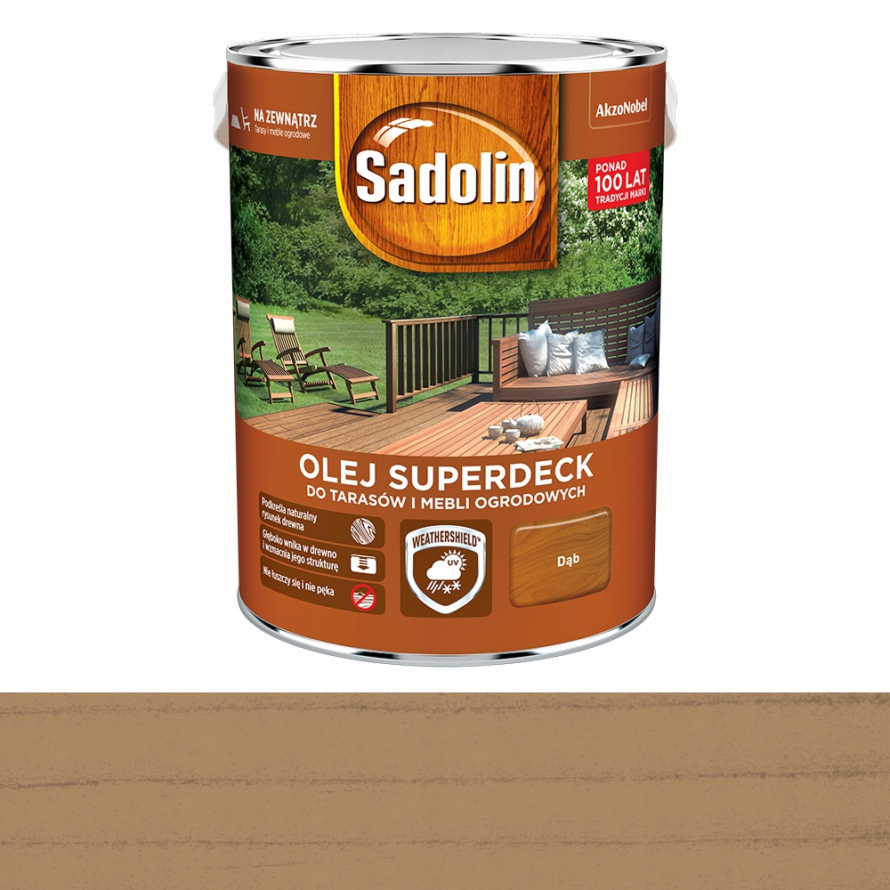 Sadolin Superdeck Olej do tarasów Dąb 5L