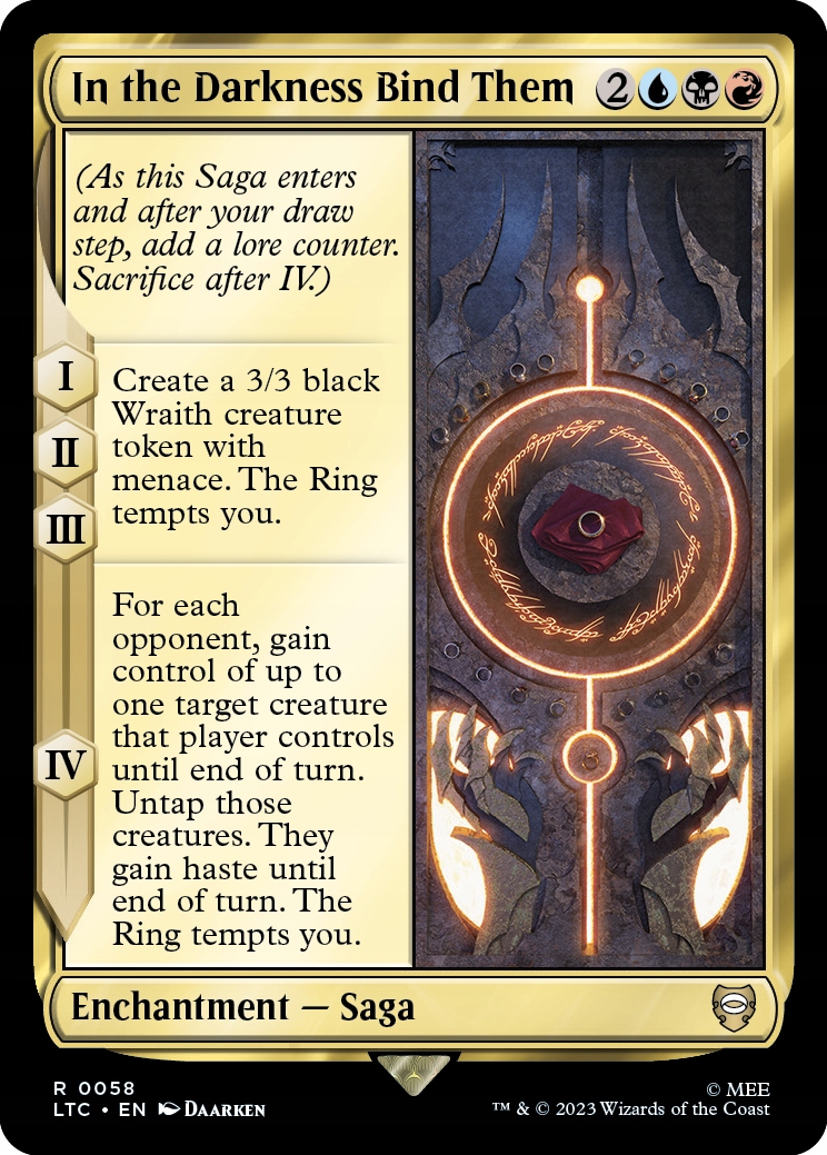 Mtg In the Darkness Bind Them (r)