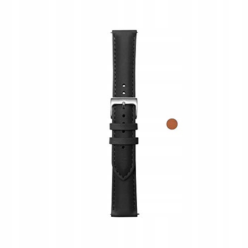 Kožený náramek Withings pro Apple 20 mm Černý ScanWatch Steel Hr