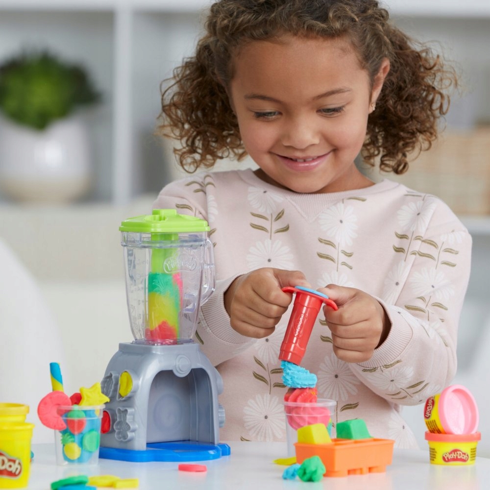 PLAY-DOH Ciastolina Blender do smoothie Zestaw z akcesoriami F9142 Materiał pianka plastik