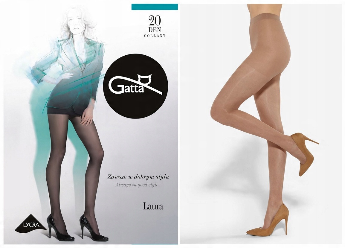 

Rajstopy Gatta Laura 20 Den 5-XL Daino