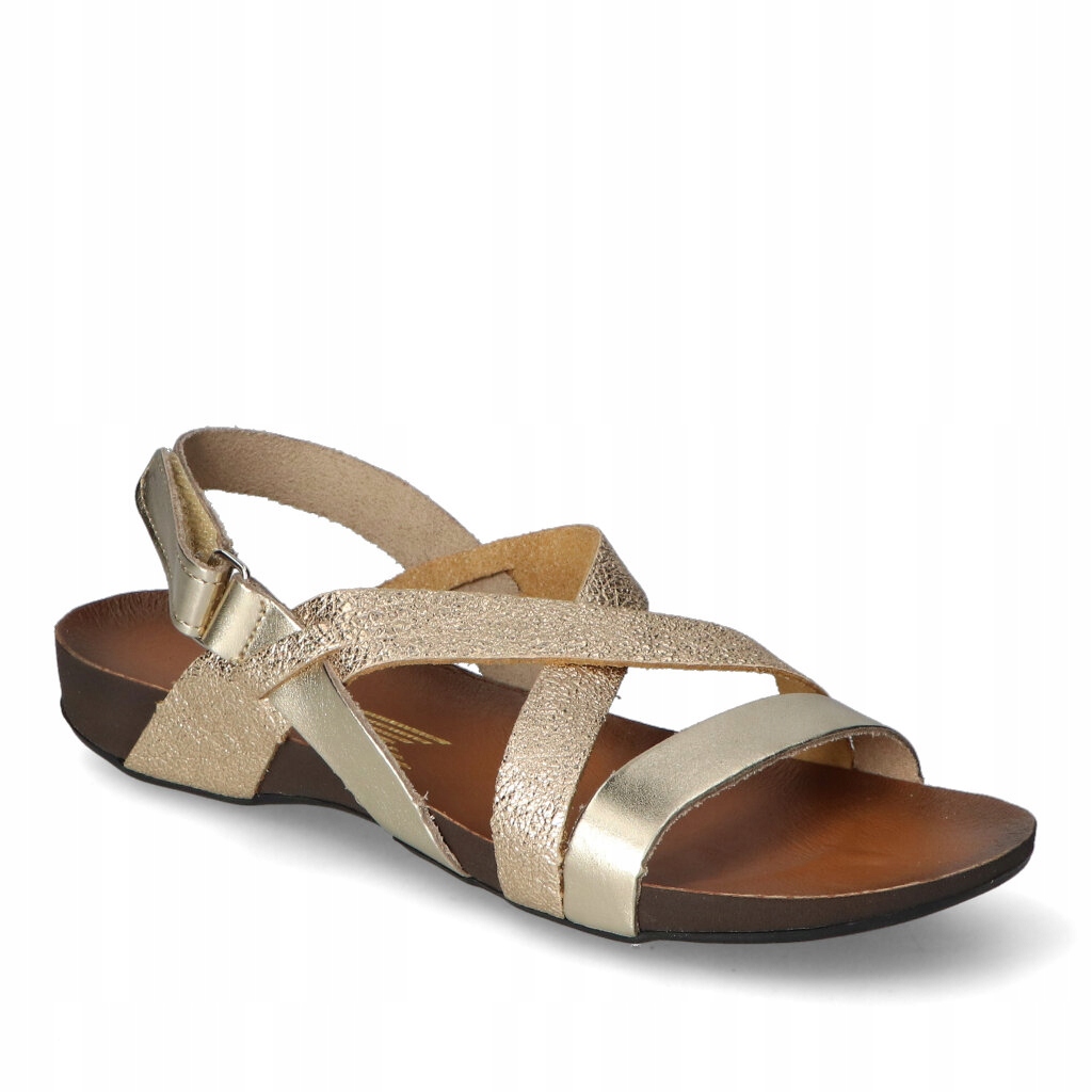 Dámské sandály Lemar Bf.Zlato+Polla Zlato Kožené 37