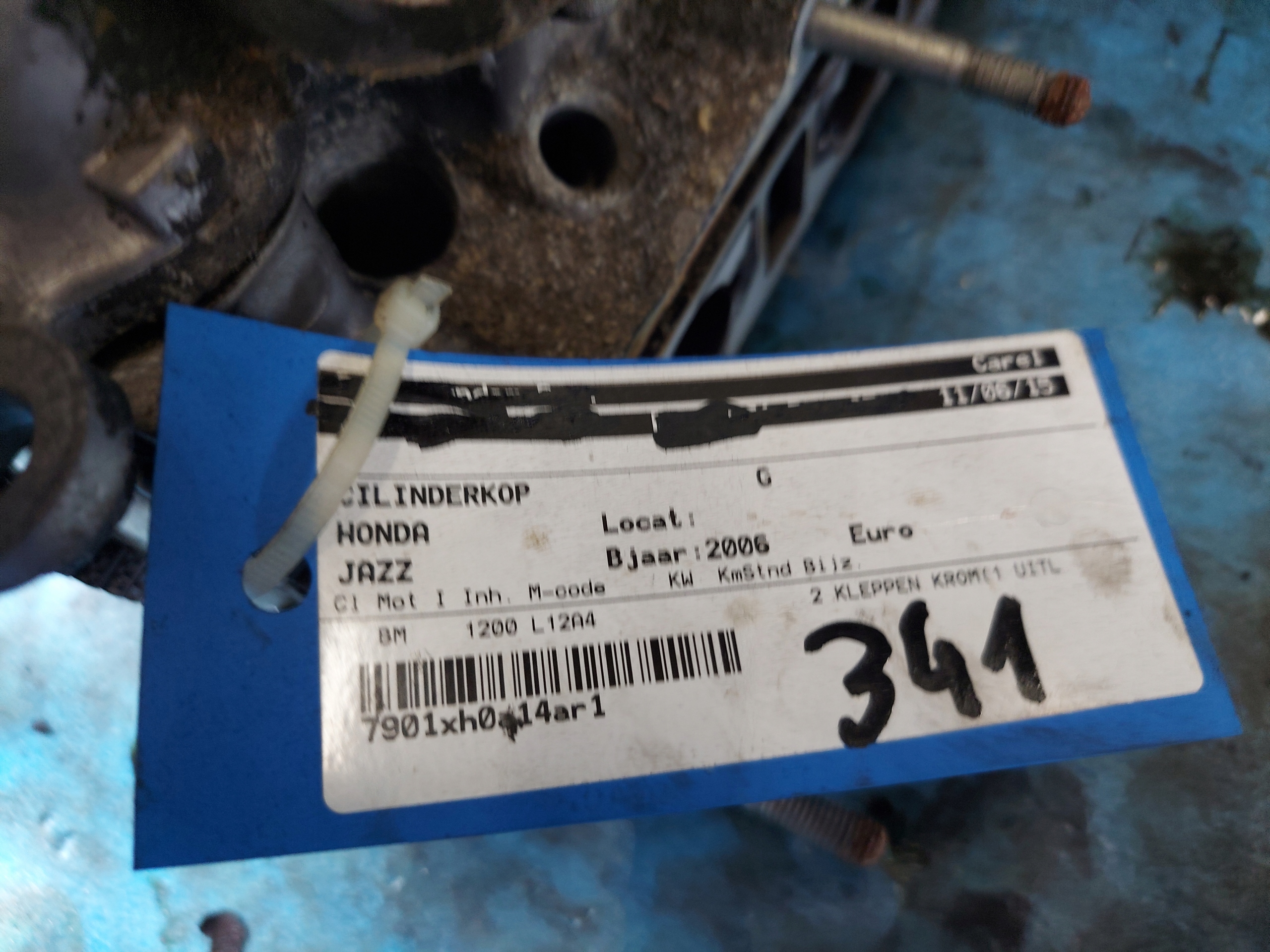 TESTATA HONDA JAZZ 1.2 B L12A4
