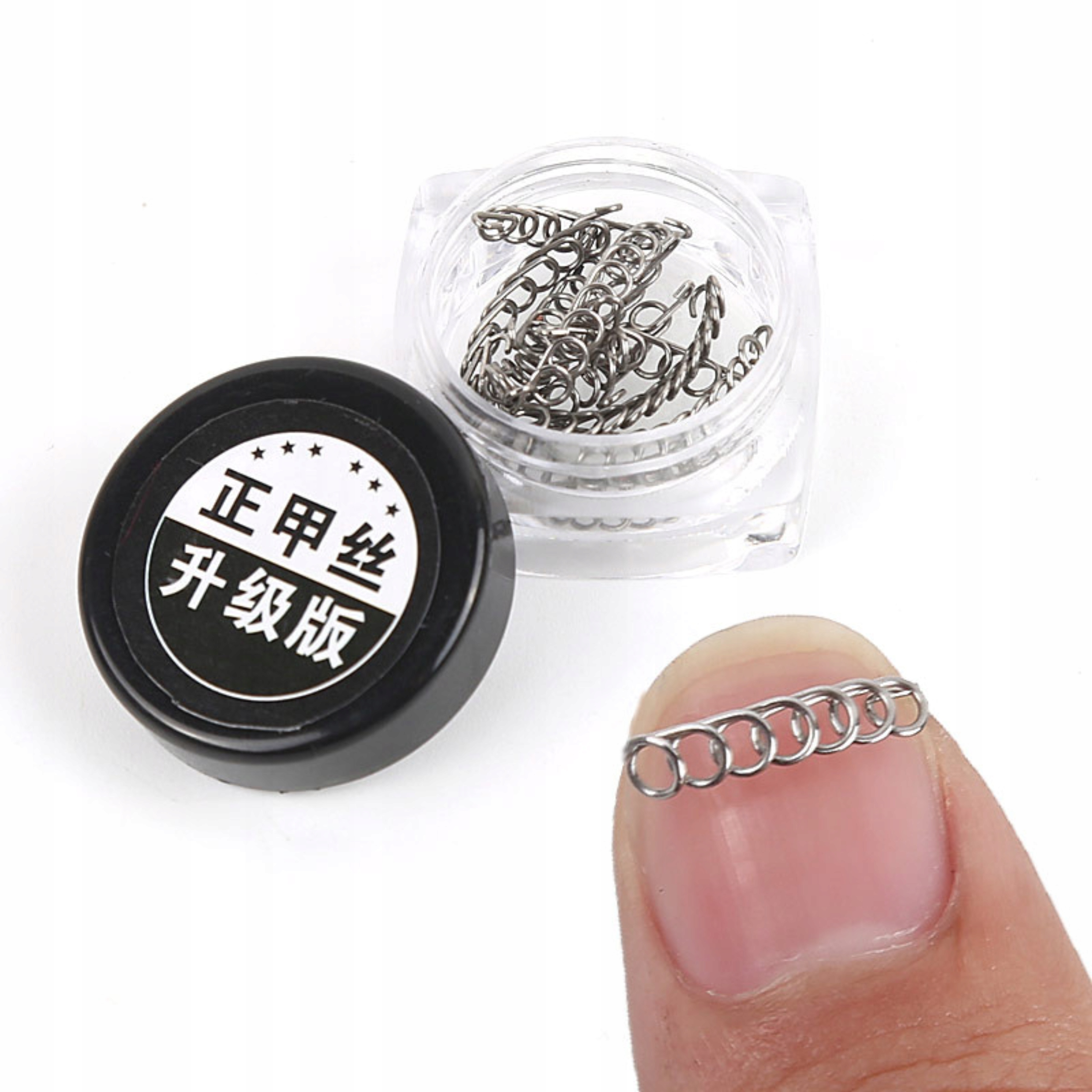 SPRĘŻYNKI NA WRASTAJĄCE PAZNOKCIE 12 SZT KOREKTOR DO STÓP