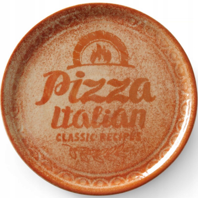 Tanier na pizzu z porcelánu Recipe Collection Brick Red, priemer 31 cm sada