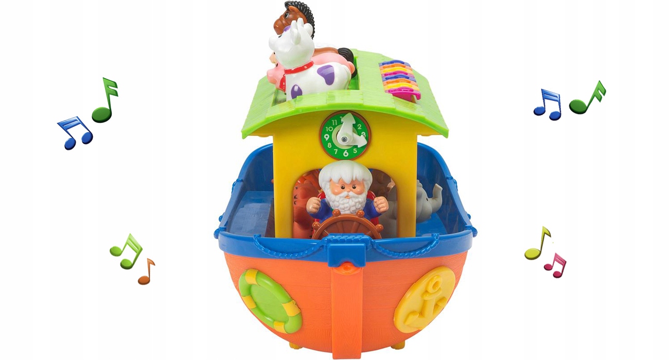 Dumel Arka Noego Interaktywna mówi PL Zwierzątka + GRATIS Materiał karton plastik