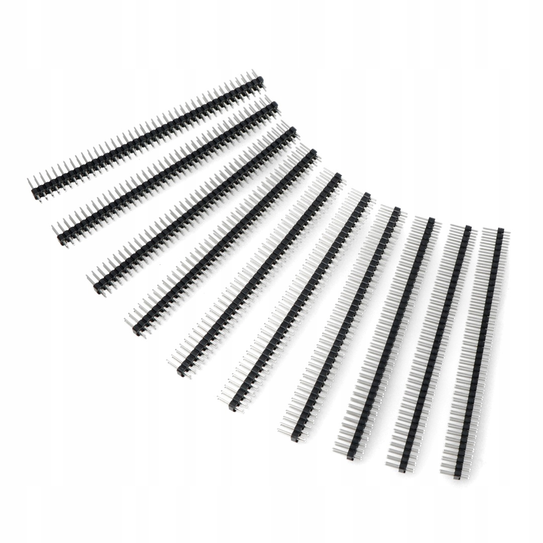 

Wtyk goldpin 2x40 prosty raster 2,54mm czarny