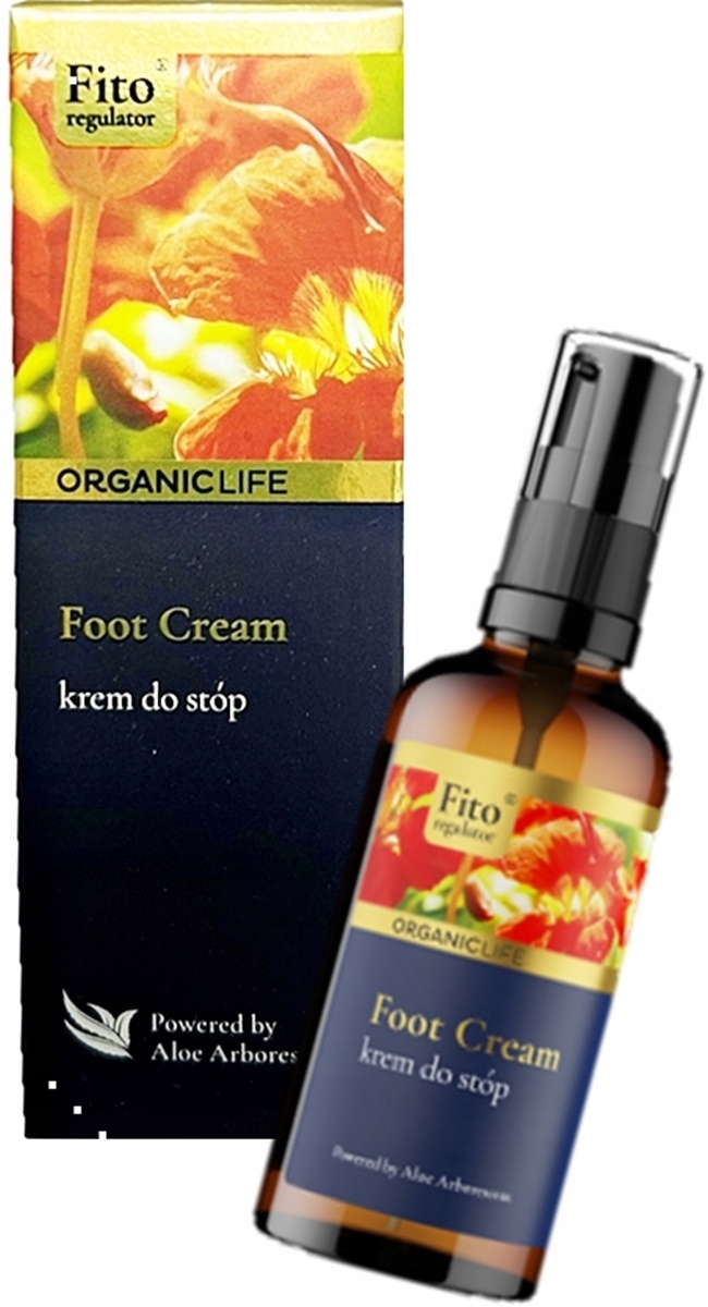Organic Life Fitoregulator Krem Do Stóp Aloes